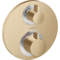 Термостат прихованого монтажу HANSGROHE ECOSTAT S 15758140, бронза
