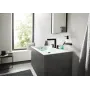 Змішувач для раковини зі зливним гарнітуром HANSGROHE FINORIS 76034670, чорний матовий
