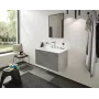 Змішувач для раковини зі зливним гарнітуром HANSGROHE FINORIS 76034670, чорний матовий