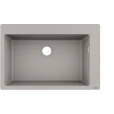 Мийка для кухні HANSGROHE S51 43313380, сірий матовий