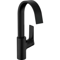 Змішувач для раковини з донним клапаном HANSGROHE VIVENIS 75030670, чорний матовий