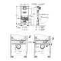 Інсталяція для унітаза GROHE RAPID SL 39598000