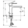 Змішувач для умивальника HANSGROHE REBRIS S 72517000