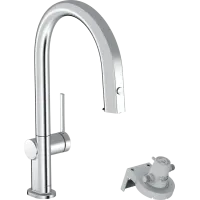 Змішувач для кухні з висувним виливом HANSGROHE AQITTURA M91 76803000