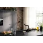 Змішувач для кухні з висувним виливом HANSGROHE AQITTURA M91 76804670, чорний