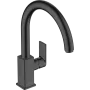 Змішувач для кухні HANSGROHE VERNIS BLEND 71871670, чорний матовий