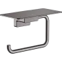 Тримач туалетного паперу HANSGROHE ADDSTORIS 41772340, чорний матовий хром