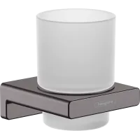 Стаканчик для зубних щіток HANSGROHE ADDSTORIS 41749340, чорний матовий хром
