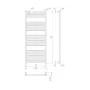 Рушникосушарка водяна MARIO Гера 1250х500/470 (1.2.0404.03.P)