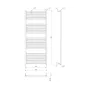 Рушникосушарка водяна MARIO Гера 1500х600/570 (1.2.0416.03.P)