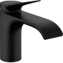 Змішувач для раковини зі зливним гарнітуром HANSGROHE VIVENIS 75010670, чорний матовий
