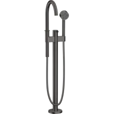 Змішувач для ванни AXOR ONE 48440340, одноважільний, підлоговий, чорний