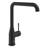 Змішувач для кухні з висувним виливом GROHE ESSENCE NEW 30505KF0, чорний