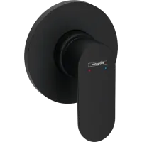 Змішувач для душу прихованого монтажу HANSGROHE REBRIS S 72649670, чорний матовий