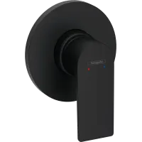 Змішувач для душу прихованого монтажу HANSGROHE REBRIS E 72659670, чорний матовий