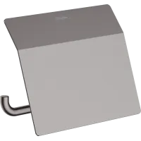 Тримач туалетного паперу з кришкою HANSGROHE ADDSTORIS 41753340, чорний матовий хром