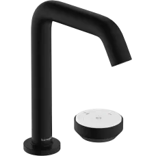 Змішувач для раковини з донним клапаном HANSGROHE TECTURIS S 73353670, чорний матовий