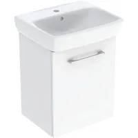 Тумба з умивальником GEBERIT SELNOVA SQUARE 502.750.00.1 350x900, білий