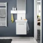 Тумба з умивальником GEBERIT SELNOVA SQUARE 502.750.00.1 350x900, білий