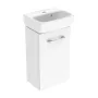 Тумба з умивальником GEBERIT SELNOVA SQUARE 502.750.00.1 350x900, білий