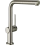 Змішувач для кухонної мийки з висувним душем HANSGROHE TALIS M54 72808800, нержавіюча сталь