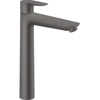 Змішувач для раковини з високим виливом і донним клапаном HANSGROHE TALIS E 71716340, чорний матовий хром