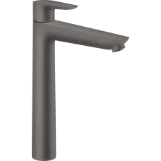 Змішувач для раковини з високим виливом і донним клапаном HANSGROHE TALIS E 71716340, чорний матовий хром