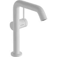 Змішувач для раковини з донним клапаном HANSGROHE TECTURIS S 73360700, білий матовий