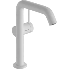 Змішувач для раковини з донним клапаном HANSGROHE TECTURIS S 73360700, білий матовий