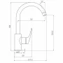 Змішувач для кухні IMPRESE PERLA f03408001CA