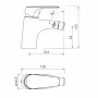 Змішувач для біде IMPRESE ORLIK f03109401CA