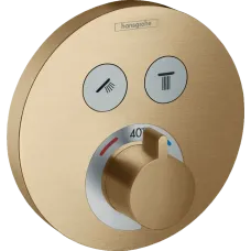 Термостат прихованого монтажу HANSGROHE SHOWERSELECT S 15743140, бронза