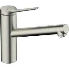 Змішувач для кухонної мийки HANSGROHE ZESIS M33 74802800, нержавіюча сталь