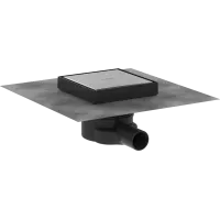Точковий злив із решіткою та монтажним комплектом HANSGROHE RAINDRAIN POINT 56249800, нержавіюча сталь