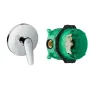 Змішувач прихованого монтажу 1 функція із прихованою частиною HANSGROHE NOVUS 71065000+01800180