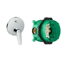 Змішувач прихованого монтажу 2 функції із прихованою частиною HANSGROHE NOVUS 71045000+01800180