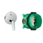 Змішувач прихованого монтажу 2 функції із прихованою частиною HANSGROHE NOVUS 71045000+01800180