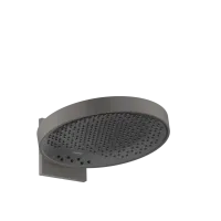 Верхній душ з настінним кронштейном HANSGROHE RAINFINITY 26234340, чорний матовий хром