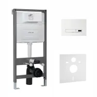 Інсталяція для унітаза з сенсорною кнопкою VOLLE MASTER SENSOR 2220.010305, білий