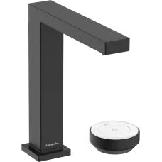 Змішувач для раковини з донним клапаном HANSGROHE TECTURIS E 73053670, чорний матовий