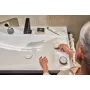 Змішувач для раковини з донним клапаном HANSGROHE TECTURIS E 73053670, чорний матовий