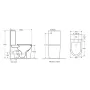 Унітаз підлоговий безобідковий VOLLE LUGO 1348.472004, чорний матовий