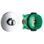 Термостат прихованого монтажу 1 функція із прихованою частиною HANSGROHE SHOWER SELECT DEL 15710000+01800180