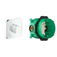 Термостат прихованого монтажу 2 функції із прихованою частиною HANSGROHE SHOWER SELECT DEL 15770400+01800180