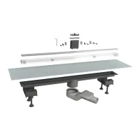 Трап душовий під плитку 800 мм IMPRESE i-FLOW d12880001C