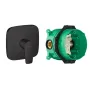 Змішувач прихованого монтажу 1 функція із прихованою частиною HANSGROHE SHOWER SELECT DEL 71765670+01800180, чорний матовий