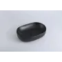 Умивальник VOLLE VIS 1301.005004, 60 см, чорний матовий