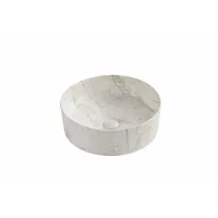 Умивальник VOLLE PIEDRA 1301.005131, 34.6 см, світлий мармур