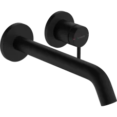 Змішувач для раковини прихованого монтажу HANSGROHE TECTURIS S 73351670, чорний матовий