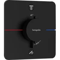 Змішувач прихованого монтажу за термостатом HANSGROHE SHOWER SELECT COMFORT Q 15583670, чорний матовий